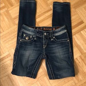 Woman’s skinny rock revival jeans size 26